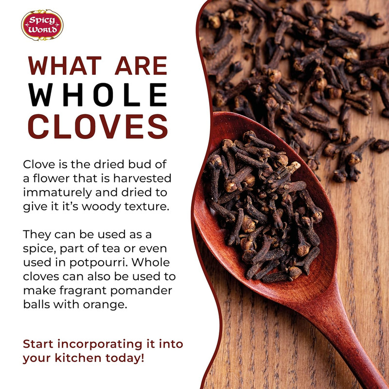Cloves Whole Bulk 14 Oz Bag - Pure, Non-Gmo, Premium Hand Picked Quality - Great gallery