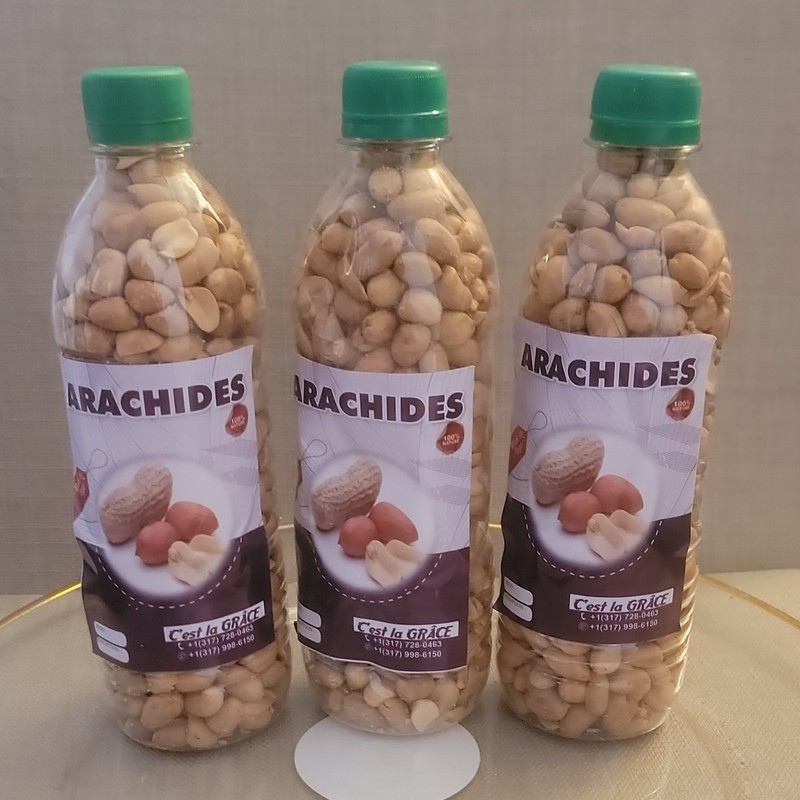 C'est la GRÂCE ARACHIDES Whole Peanuts Bottled 3 Bottles Baking Nut & Seed gallery