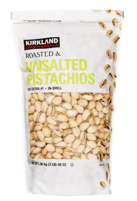 Kirkland Signature In-shell Pistachios, Roasted & Unsalted 3 lbs. Free Shipping