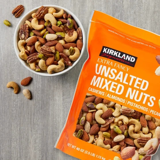 🥜 Kirkland Extra Fancy Mixed Nuts 2.5 lb 💪 Unsalted|✡️ Kosher Resealable Pouch gallery