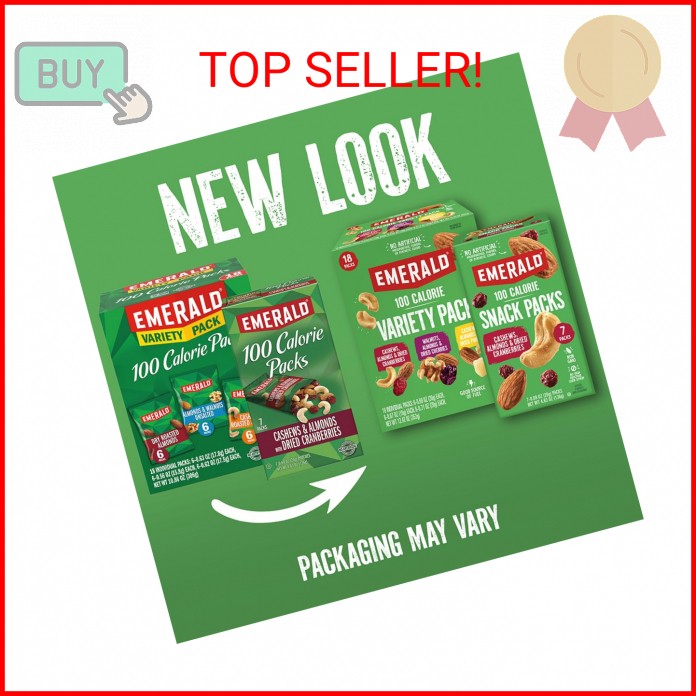 Emerald Nuts Cashews and Almonds with Dried Cranberries 7 Ct (1-Pack) | 100-Calo gallery