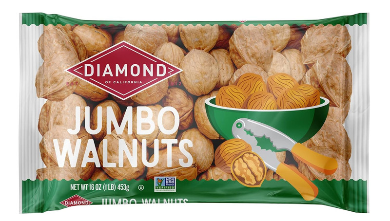 DIAMOND Jumbo California Walnuts, 16 OZ gallery