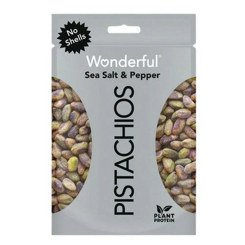 Pistachios Sea Salt And Pepper No Shells 5.5 Oz(Case Of
