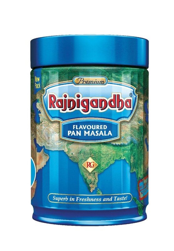 Rajnigandha Pan Masala Premium Flavoured Smart Pocket Pack Freshness Taste 100gm