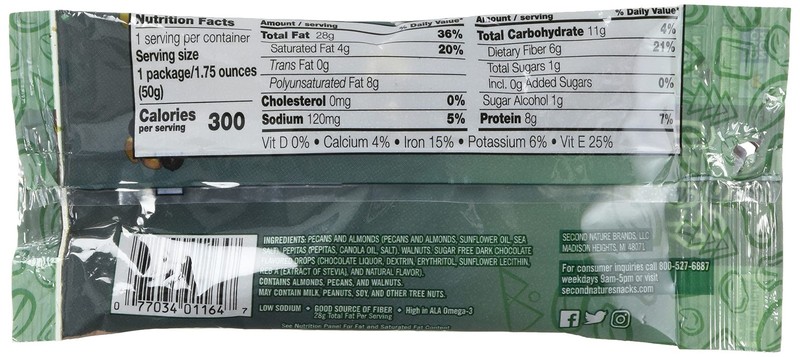 Second Nature Keto Crunch Smart Snack Mix, 1.75 oz Individual Packs Pack of 12 gallery