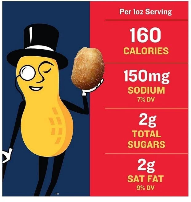 PLANTERS Salted Peanuts, Dry Roasted Peanuts, Party Snacks, Plant Based Protein, gallery