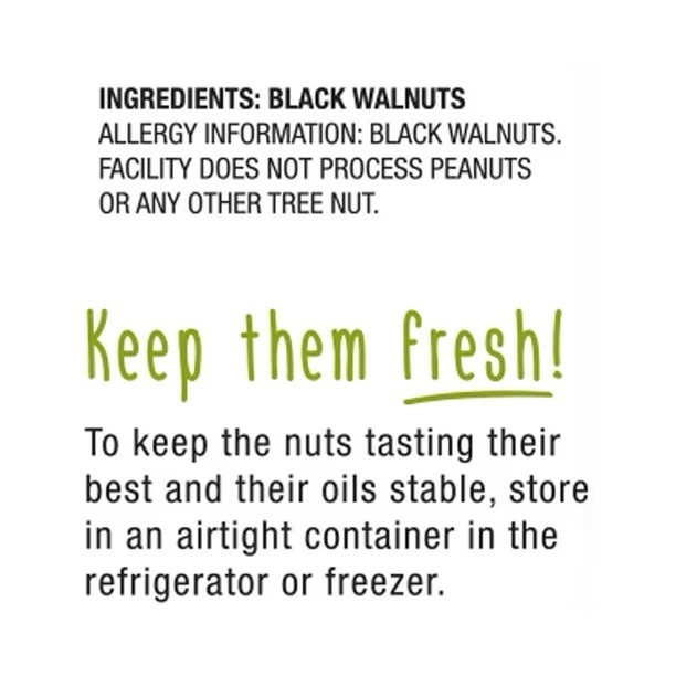 Hammons Shelled American Fancy Large Black Walnuts, 20 oz. gallery