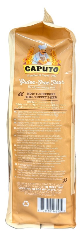 Antico Molino Napoli Antimo Caputo Pizza Flour, Gluten Free, 2.2 Pound (Pack ... gallery