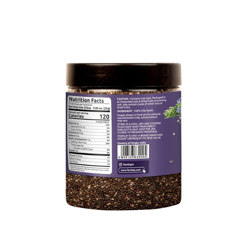 Chia Seeds | 0.71 Lbs, 11.46 Oz | Premium Raw Chia Seeds, Natural Whole Raw Blac gallery
