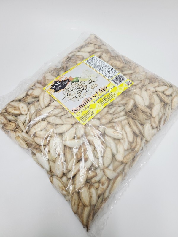 1 LB TOASTED PUMPKIN SEEDS W/GARLIC AND SALT FROM OAXACA