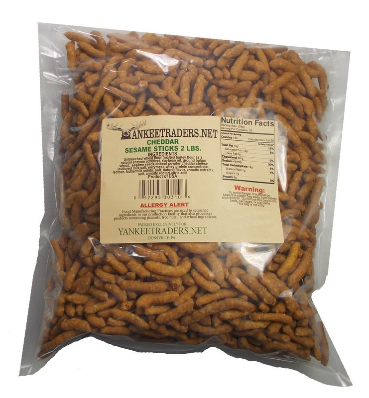 Cheddar Sesame Sticks, 2 Pound