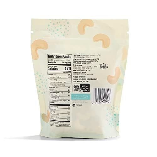 Organic Dry Roasted & Salted Cashews, 10 Ounce gallery