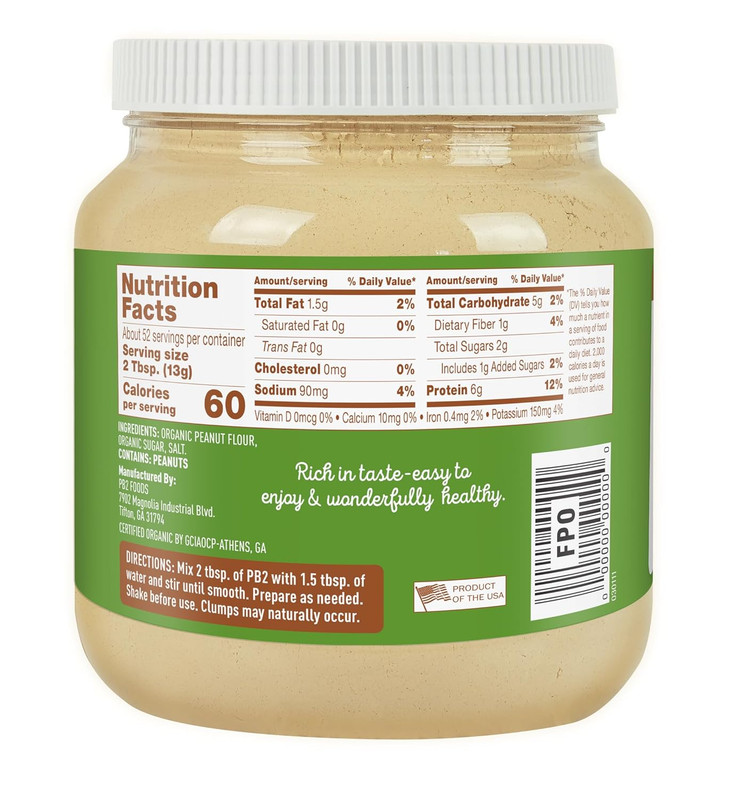 PB2 6.5Oz Organic Powdered Peanut Butter - USDA Organic Certified, Non-Gmo Proje gallery