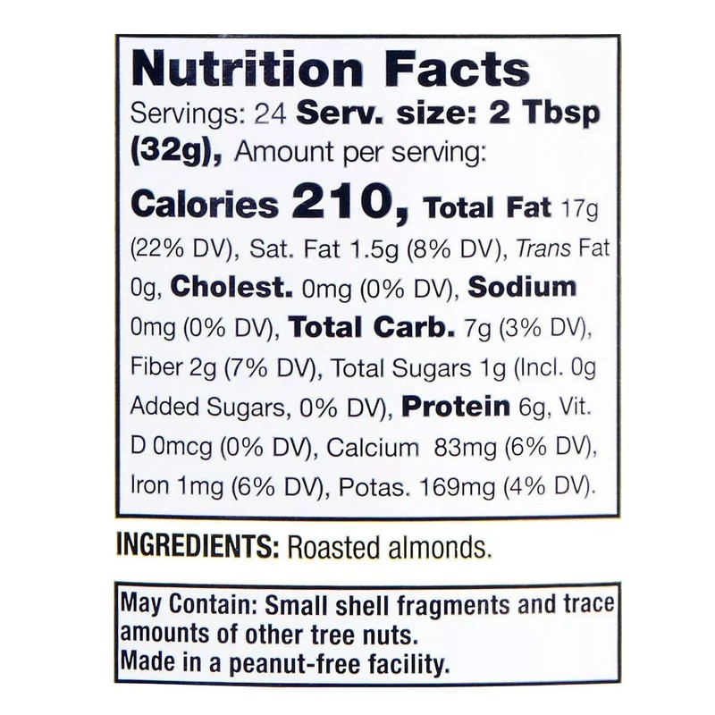 Kirkland Signature Roasted Almond Butter Creamy Made in USA, 27 Ounces gallery