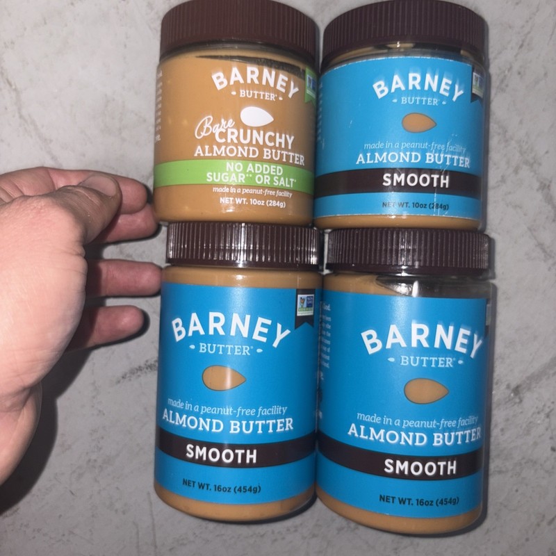 Barney Butter Almond Butter Smooth 16 oz 454 g Gluten-Free, ,