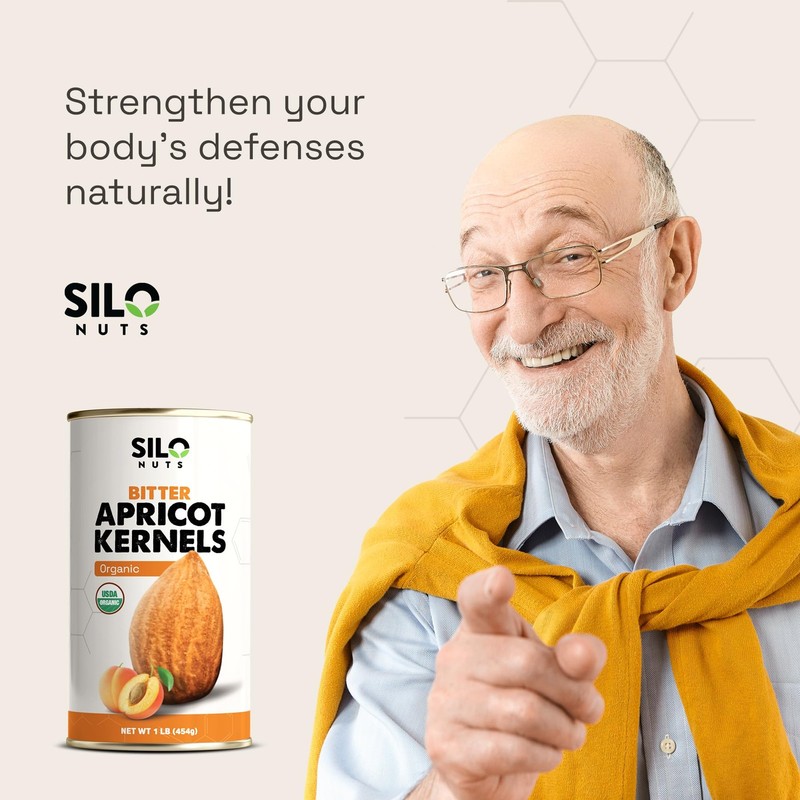 Organic Bitter Apricot Kernels - 16 oz USDA Certified Organic Bitter Apricot See gallery