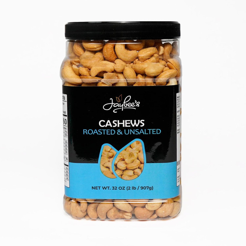 Cashews Roasted Unsalted (32 Oz / 2 Lbs) | Healthy Protein Snack, Natural Hea... gallery