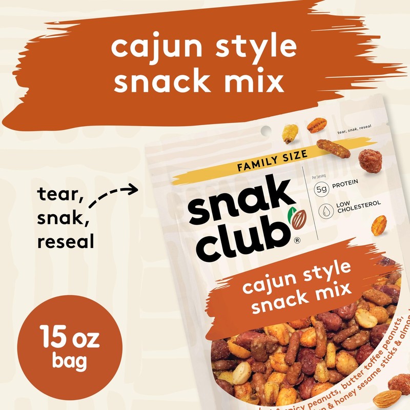 Cajun Style Snack Mix with Hot and Spicy Peanuts, Butter Toffee Peanuts, Toas... gallery