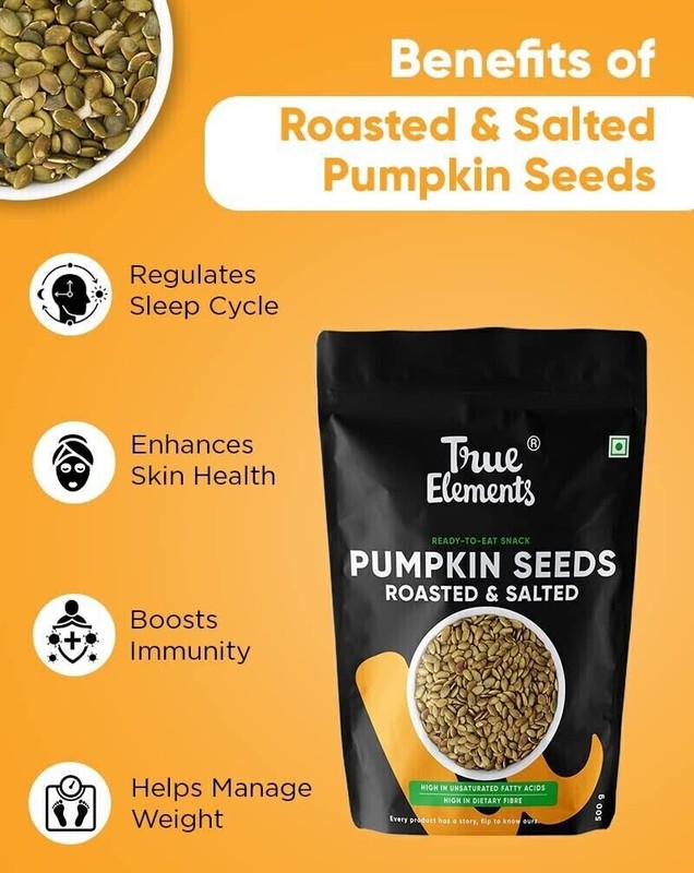 True Elements Roasted Pumpkin Seeds Salted Crunch 250g Pumpkin Seeds for Eating gallery