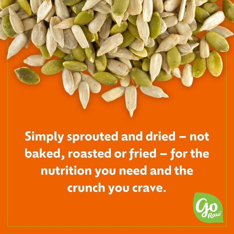 Go Raw Organic Sprouted Pumpkin & Sunflower Seeds, 10 oz, Sea Salted, Keto, Kosh gallery