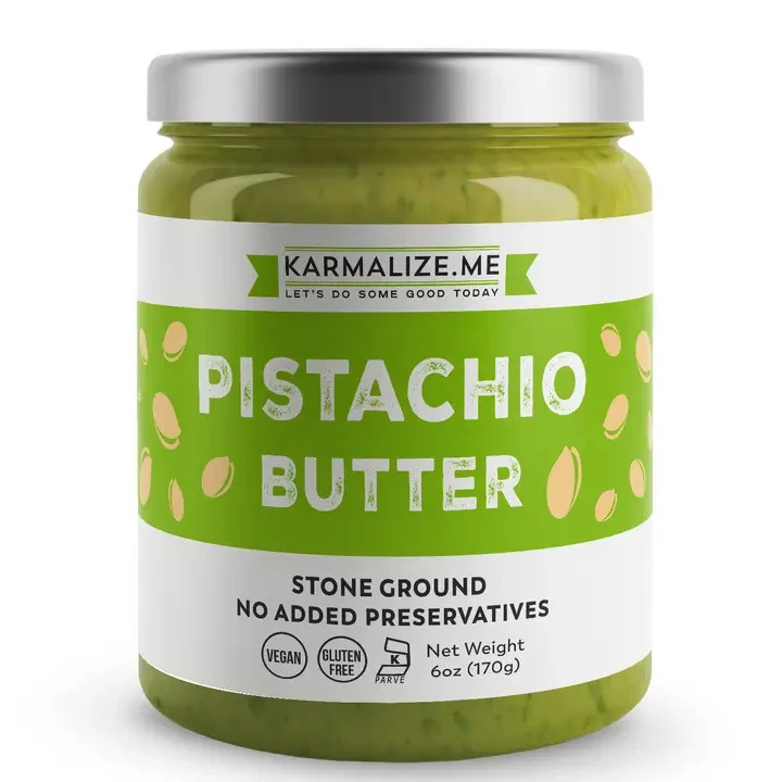 Karmalize.Me Pistachio Butter Kosher. Use for Dubai Chocolate