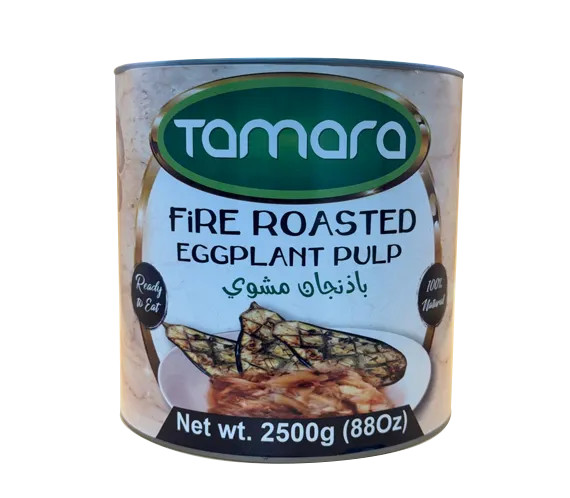 Tamara Fire Roasted Eggplant Pulp 88oz - Natural Ready to Eat