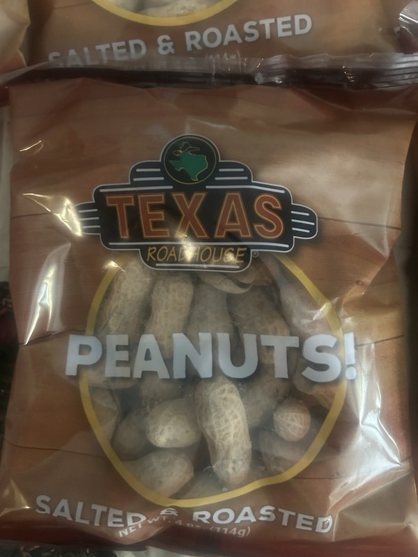 Lot Of 10 TEXAS ROADHOUSE Salted And Roasted Peanuts 4(oz) Brand New gallery