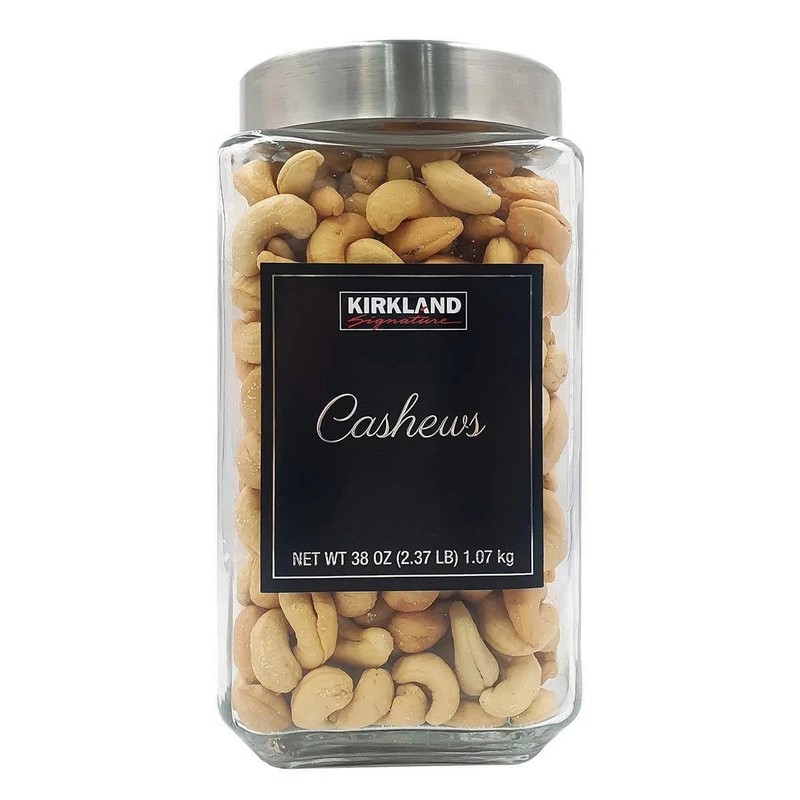 Kirkland Signature Cashews 38 Ounce Jar EXP 11/2026