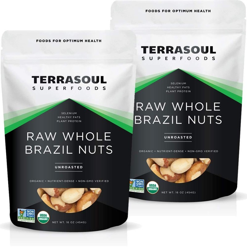 Organic Brazil Nuts, 2 Lbs 2 Pack Raw | Unsalted | Rich in Selenium