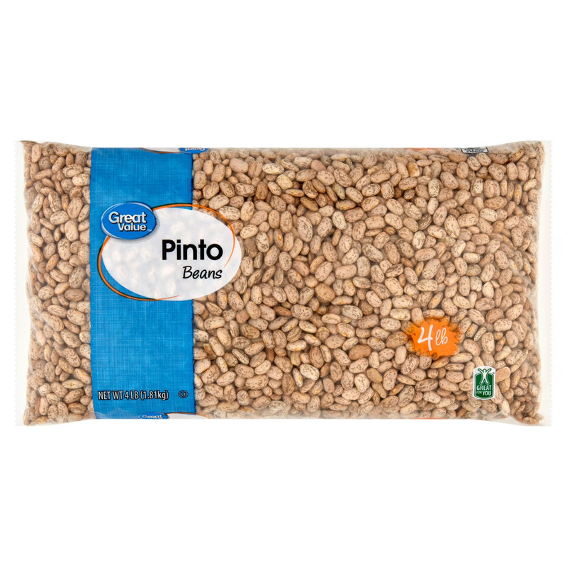 3 pack, Great Value Pinto Beans, 4 lb gallery