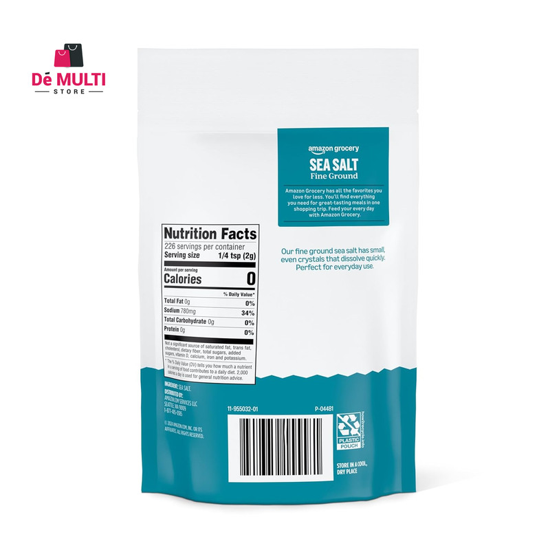 , Sea Salt, Fine Ground, 16 Oz gallery