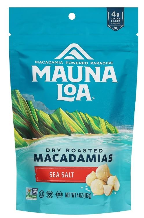 Mauna Loa Sea Salt Macadamia Nuts – 4Oz Bag…