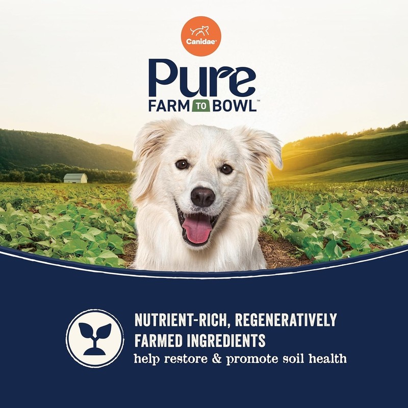 Canidae Pure Farm to Bowl Pasture-Raised 22 Pound (Pack of 1), Dog Food Dry gallery