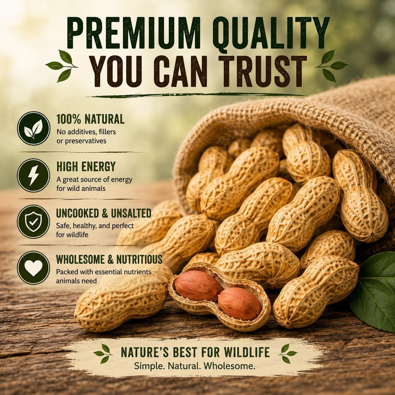 Raw Peanuts in Shell 2 lb Bag – Unsalted, Natural & Healthy Snack – Plain Peanut gallery