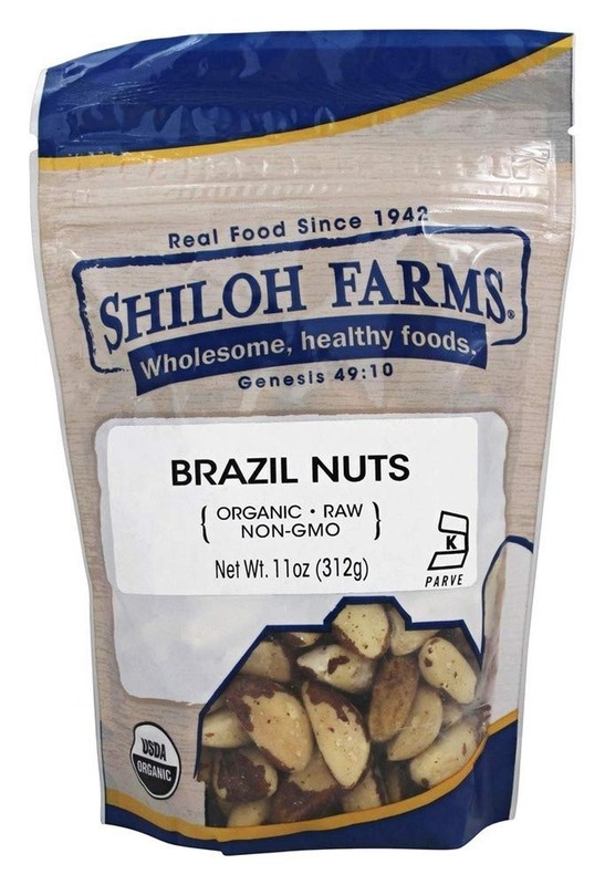 Organic Brazil Nuts Raw 11 Ounce Nuts Snack Gluten-Free Non-GMO Nutritional