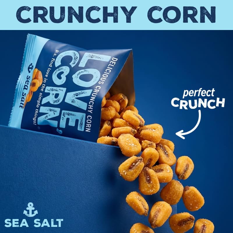 Sea Salt – Crunchy Roasted Corn Snack, 3 Simple Ingredients, Gluten Free, Non-GM gallery