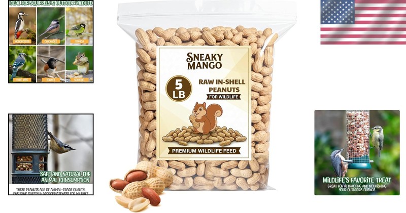 5 lb All-Natural Raw Peanuts - Nutritional Powerhouse for Backyard Wildlife gallery