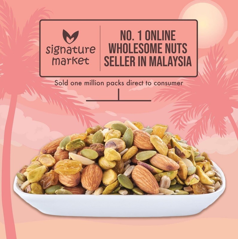 Signature Market Pistachio Almond Trail Mix Mini Pack (50g) gallery