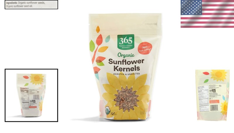 Usda Certified Organic Roasted Sunflower Kernels - Pure Flavor, 12 Ounces gallery