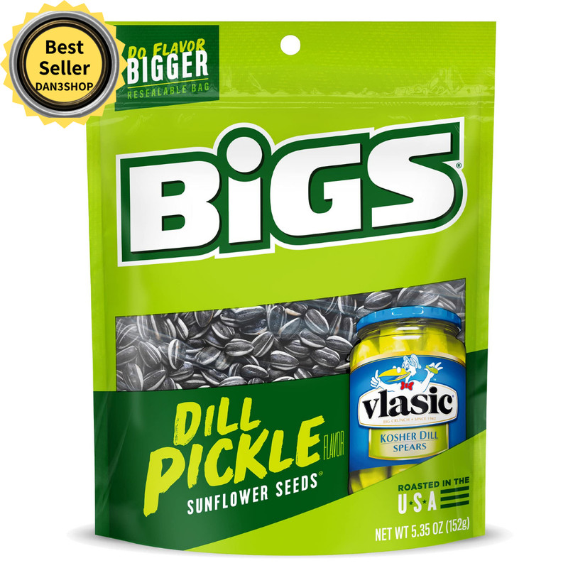 Sunflower Seeds, Vlasic Dill Pickle Flavor, 5.35 Oz. Sunflower Seeds, Vlasic Dil