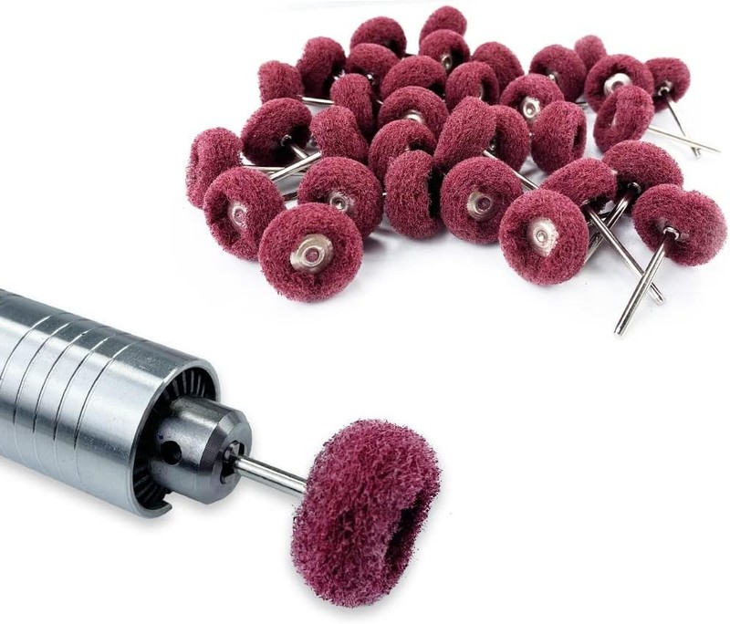 Fine Abrasive Wheel Brush Polishing Buffing Wheels Sanding Rust Remove gallery