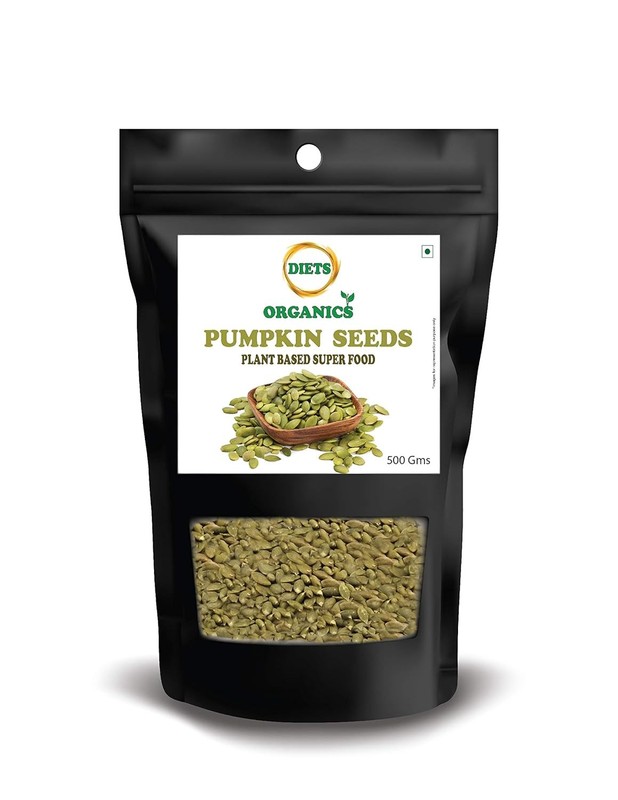 Diets Organics Raw Pumpkin Seeds 500gm