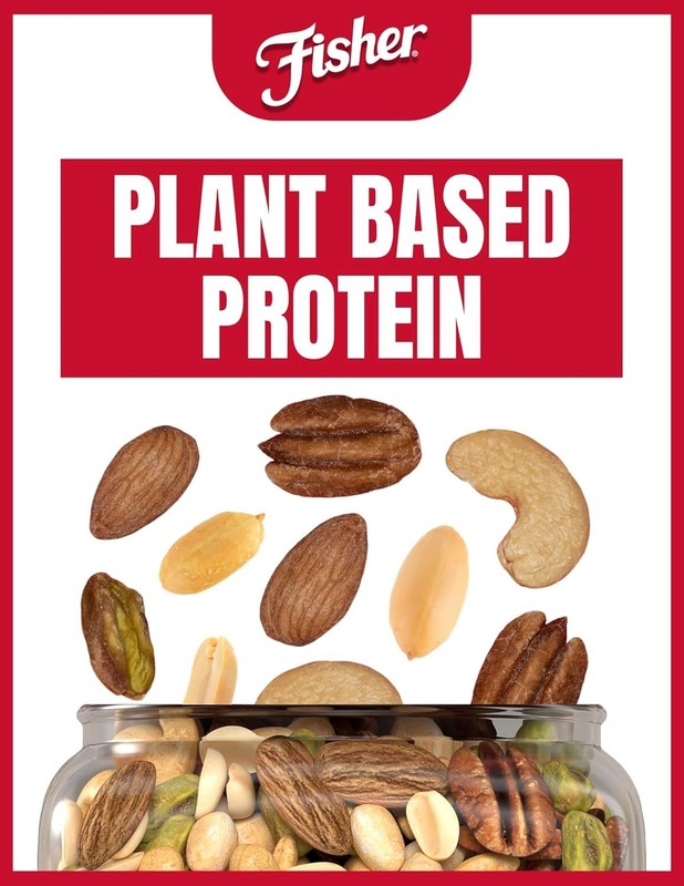 Fisher Mixed Nuts with Peanuts, 24 oz - Guilt-Free Snack gallery