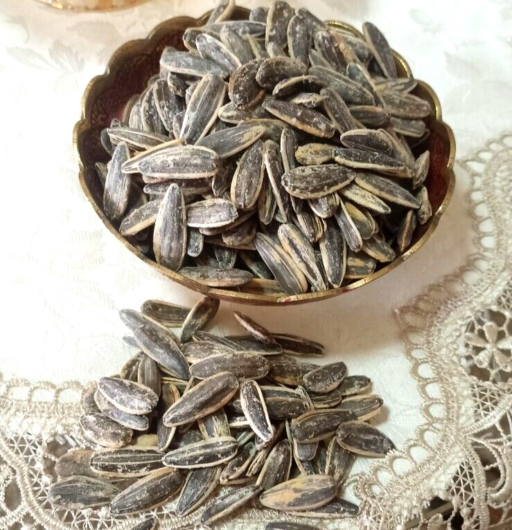 400gr./14oz.Roasted Salted Jumbo Sunflower Seeds Handicraft Jerusalem Holy Land