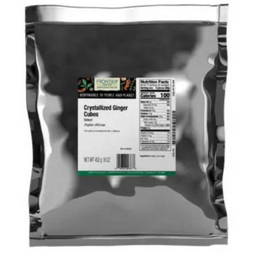 Select Crystallized Ginger Cubes 1 Lb by Frontier Coop