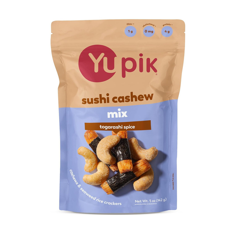 Sushi Cashew Mix, 1 Lb (16 Oz), Non-Gmo, Vegan, Crunchy Savory Snack with Rice C gallery