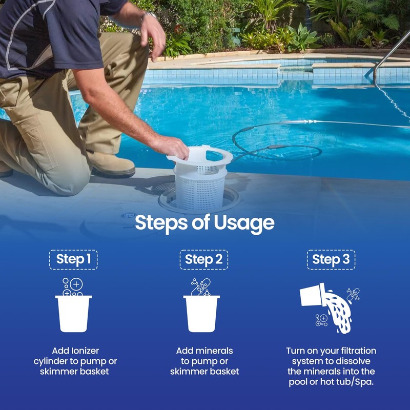 Xl Blue Mineral Purifier & Catalyst For Pools And Hot Tubs Unit For 7.5k20k Gal. gallery
