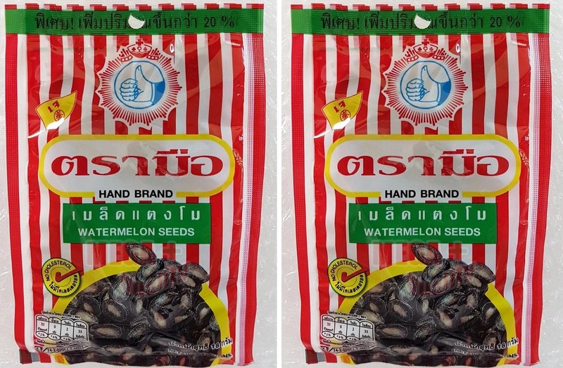 2 x Delicious Watermelon Seeds Asian Thailand for Party 22g.