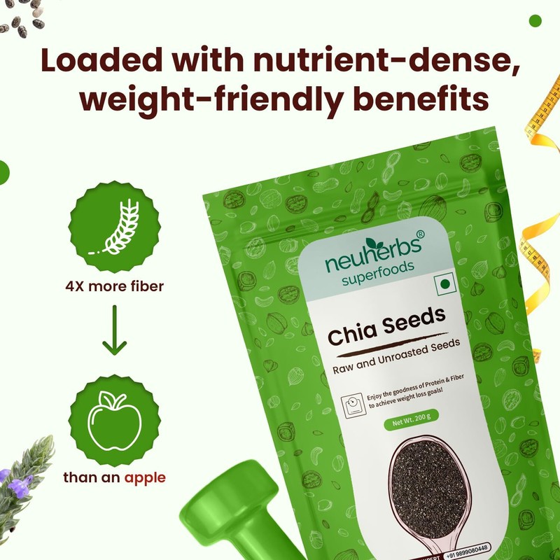 Neuherbs Chia Seeds 200g gallery