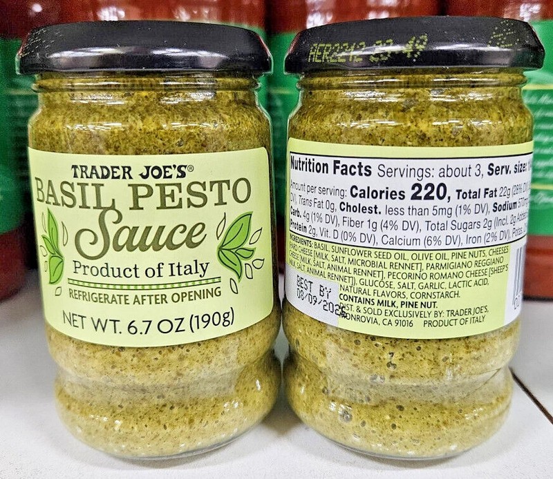 2X Pack Trader Joe's Basil Pesto Sauce 6.7 oz Each gallery
